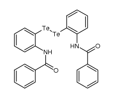 N,N'-(ditellanediylbis(2,1-phenylene))dibenzamide结构式