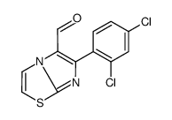 6-(2,4-dichlorophenyl)imidazo[2,1-b][1,3]thiazole-5-carbaldehyde结构式