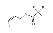 (Z)-N-crotyltrifluoroacetamide Structure