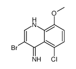 4-Amino-3-bromo-5-chloro-8-methoxyquinoline structure