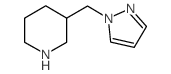 3-Pyrazol-1-ylmethyl-piperidine结构式