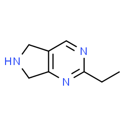 2-Ethyl-6,7-dihydro-5H-pyrrolo[3,4-d]pyrimidine structure