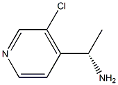 (1S)-1-(3-CHLORO(4-PYRIDYL))ETHYLAMINE结构式