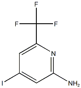 4-Iodo-6-trifluoromethyl-pyridin-2-ylamine结构式