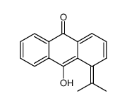 9-hydroxy-1-isopropylidene-9,10-anthraquinone Structure