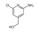 (2-氨基-6-氯吡啶-4-基)甲醇结构式