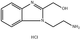 (1-(2-aminoethyl)-1H-benzo[d]imidazol-2-yl)methanol dihydrochloride Structure