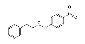 O-(4-nitrophenyl)-N-phenethylhydroxylamine Structure