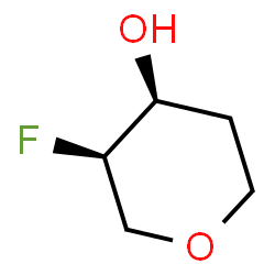 顺-3-氟代氧烷-4-醇结构式