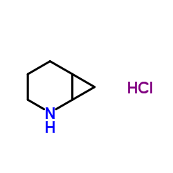 2-Aza-bicyclo[4.1.0]heptane hydrochloride结构式