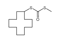 S-cyclododecyl S-methyl carbonodithioate Structure