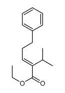 ethyl 5-phenyl-2-propan-2-ylpent-2-enoate Structure