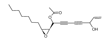 7-Octene-2,4-diyne-1,6-diol,1-(3-heptyl-2-oxiranyl)-, 1-acetate picture