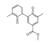 4-carbomethoxy-6,6'-dimethyl-2,2'-bipyridine N1,N1'-dioxide结构式