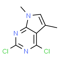 2,4-Dichloro-5,7-dimethyl-7H-pyrrolo[2,3-d]pyrimidine picture