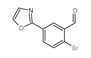 2-bromo-5-(1,3-oxazol-2-yl)benzaldehyde结构式