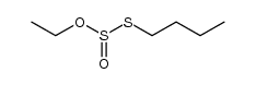 thiosulfurous acid S-butyl ester O-ethyl ester Structure