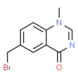 6-(broMoMethyl)-1-Methylquinazolin-4(1H)-one结构式