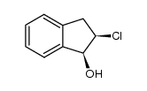 (-)-cis-(1S,2R)-2-Chloroindan-1-ol结构式