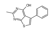 2-methyl-5-phenyl-3H-thieno[2,3-d]pyrimidin-4-one Structure