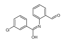 3-chloro-N-(2-formylphenyl)benzamide结构式