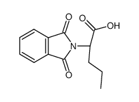 N-phthalyl-(RS)-norvaline Structure