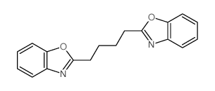 2,2’-(1,4-丁基)双-1,3-苯并恶唑结构式