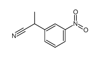 (RS)-2-(3-nitrophenyl)propionitrile Structure