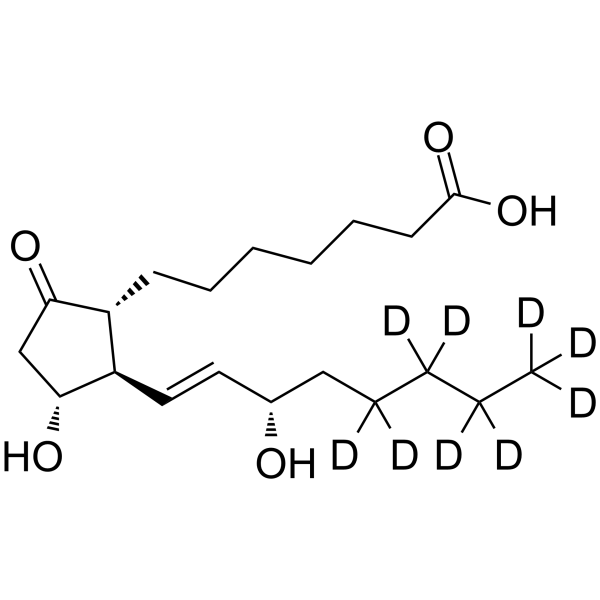 Prostaglandin E1-d9结构式