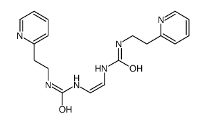 (E)-1,1'-Vinylenebis[3-[2-(2-pyridyl)ethyl]urea]结构式