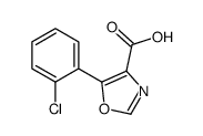 5-(2-Chlorophenyl)-1,3-oxazole-4-carboxylic acid Structure