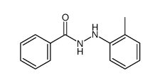 N-benzoyl-N'-(2-methylphenyl)hydrazine Structure