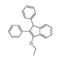 3-ethoxy-1,2-diphenyl-1H-indene结构式