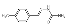 Hydrazinecarboxamide,2-[(4-methylphenyl)methylene]- structure