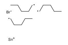 Bromotripentylstannane structure