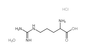 DL-ARGININE HYDROCHLORIDE MONOHYDRATE Structure