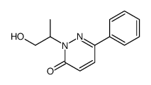 2-(1-hydroxypropan-2-yl)-6-phenylpyridazin-3-one结构式