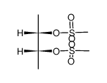 meso-2,3-bis(methanesulfonyloxy)butane Structure