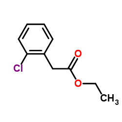 Ethyl 2-(2-chlorophenyl)acetate Structure