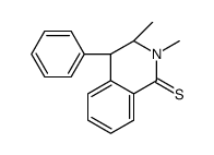 (3R,4S)-2,3-dimethyl-4-phenyl-3,4-dihydroisoquinoline-1-thione结构式