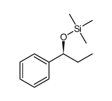 (S)-trimethyl(1-phenylpropoxy)silane Structure