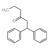 1,1-diphenylhexan-3-one结构式