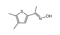 1-(4,5-dimethyl-2-thiophen-2-yl)-ethanone oxime Structure