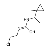 1-(2-chloroethyl)-3-[1-(1-methylcyclopropyl)ethyl]urea结构式