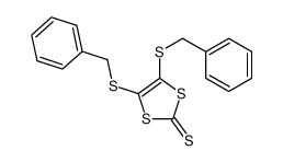 4,5-bis(benzylsulfanyl)-1,3-dithiole-2-thione Structure