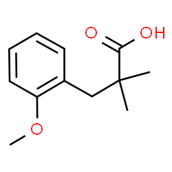 3-(2-Methoxyphenyl)-2,2-dimethylpropanoic acid结构式