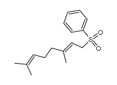 {[(2E)-3,7-dimethylocta-2,6-dien-1-yl]sulfonyl}benzene Structure