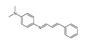 4-(cinnamylideneamino)-N,N-dimethylaniline结构式