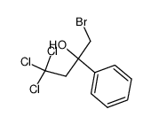 α-(bromomethyl)-α-(2,2,2-trichloroethyl)benzenemethanol结构式