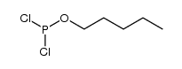 phosphorodichloridous acid pentyl ester Structure